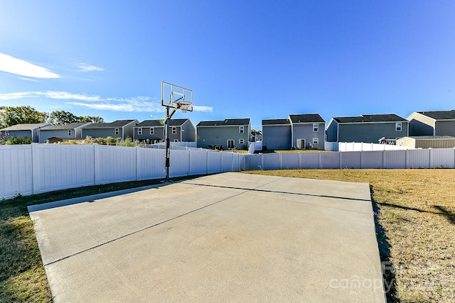 view of sport court