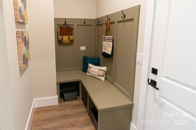 1875 Rock Hill Church Rd Unit 4, Matthews, NC 28104 - mudroom with light wood-type flooring and baseboards
