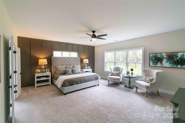 1875 Rock Hill Church Rd Unit 4, Matthews, NC 28104 - bedroom with light carpet and a ceiling fan