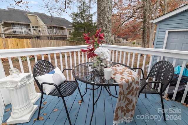 1928 Boulding Ave, High Point, NC 27265 - view of wooden deck