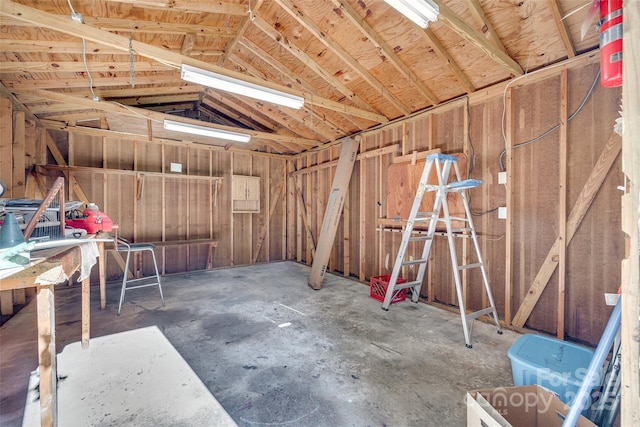 view of storage room