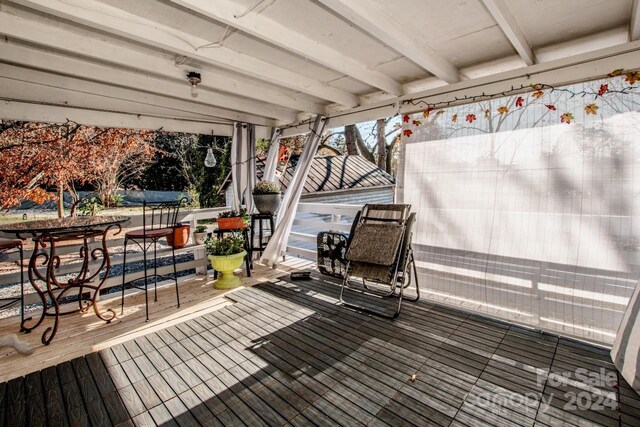 241 4th Ave N, Taylorsville, NC 28681 - view of wooden deck