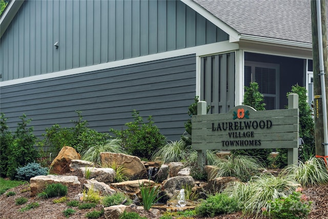 20 Heartleaf Cir Lot 7, Arden, NC 28704 - view of side of property with board and batten siding and a shingled roof