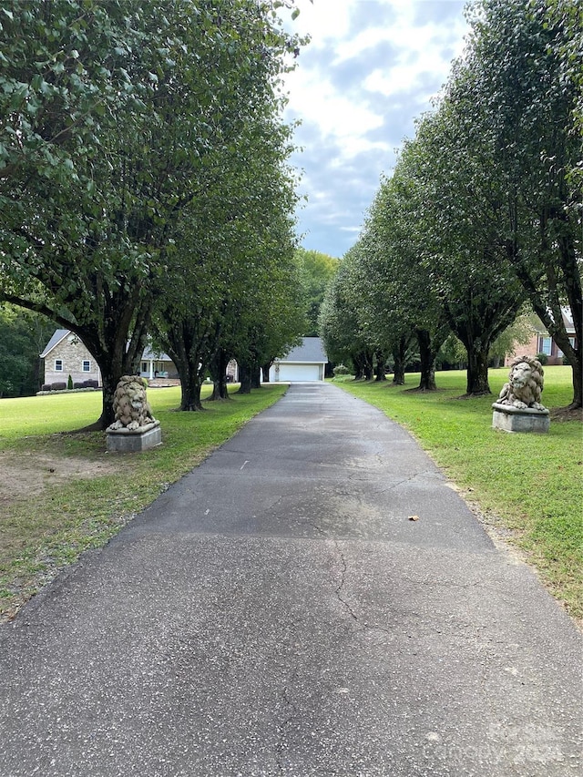 view of road