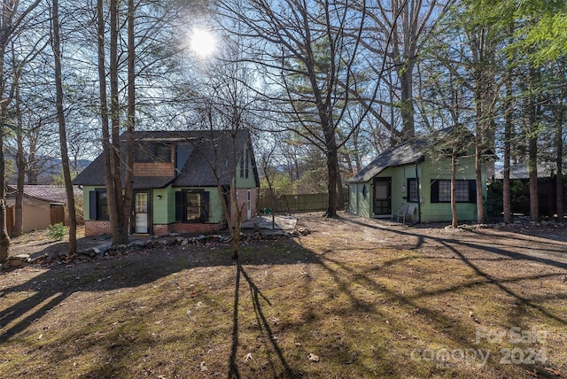 103 Pine St, Black Mountain, NC 28711 - back of property with brick siding