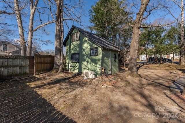 103 Pine St, Black Mountain, NC 28711 - view of home's exterior with an outbuilding
