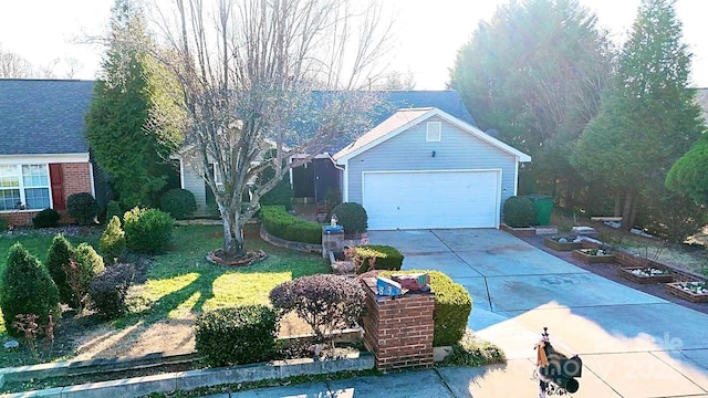 8430 Stoneman Pl, Charlotte, NC 28217 - view of front of property featuring a garage and driveway
