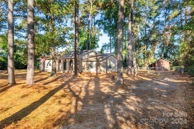 view of ranch-style house