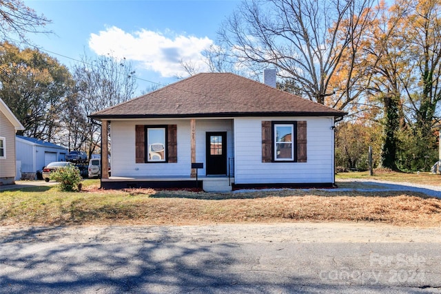 view of bungalow