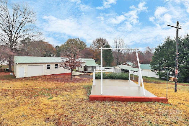2945 Parks Lafferty Rd, Concord, NC 28025 - view of yard featuring a garage
