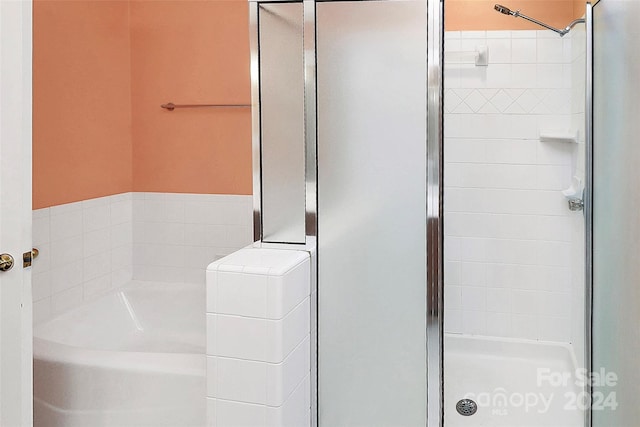 2945 Parks Lafferty Rd, Concord, NC 28025 - full bath with a stall shower and a garden tub