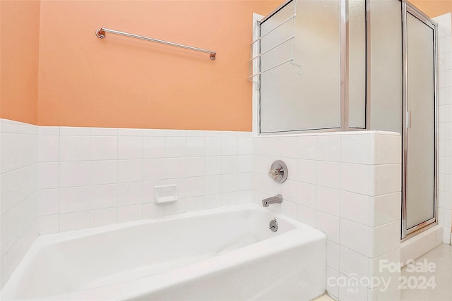 2945 Parks Lafferty Rd, Concord, NC 28025 - bathroom with a garden tub and a shower