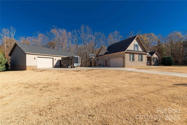 view of home's exterior featuring a garage