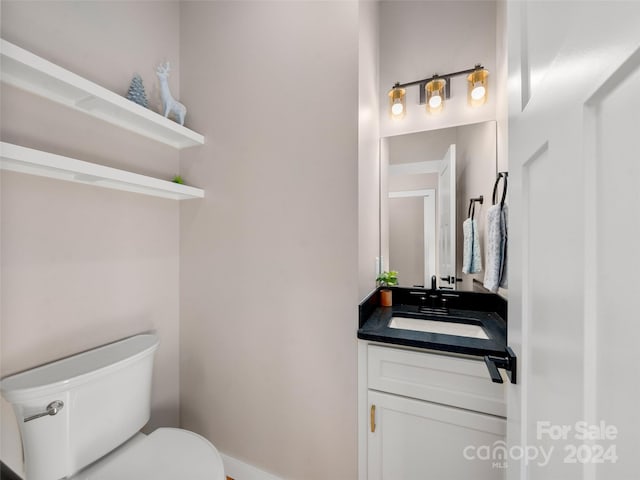 154 Aster Ridge Dr, Waynesville, NC 28786 - half bath with vanity and toilet