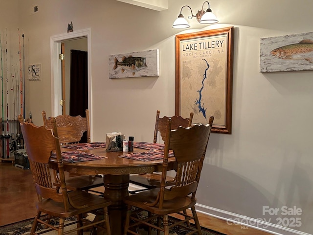 369 Pinecrest Cir, Troy, NC 27371 - dining space featuring baseboards