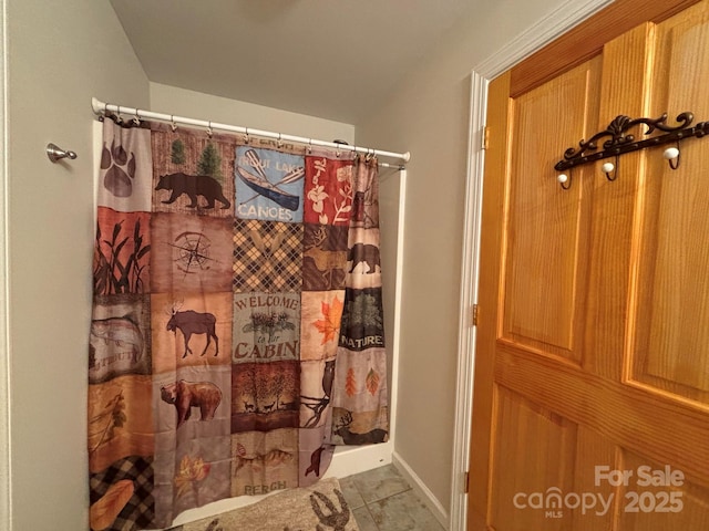 369 Pinecrest Cir, Troy, NC 27371 - full bathroom with curtained shower