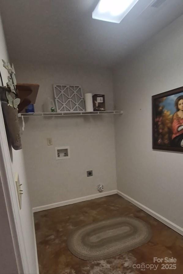 369 Pinecrest Cir, Troy, NC 27371 - washroom with hookup for an electric dryer and washer hookup