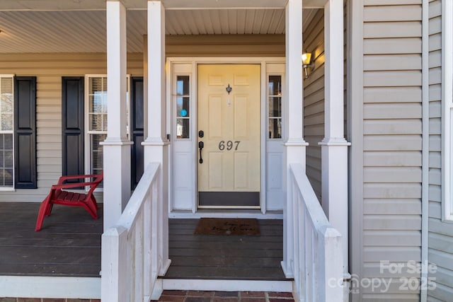 view of property entrance