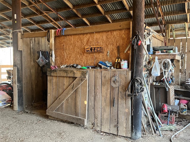 view of stable