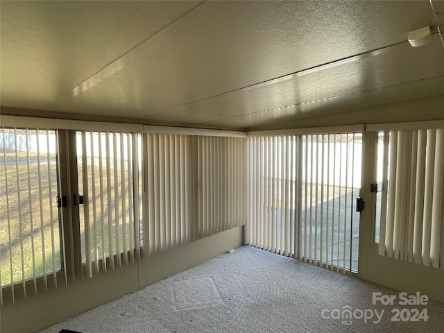 unfurnished sunroom featuring plenty of natural light