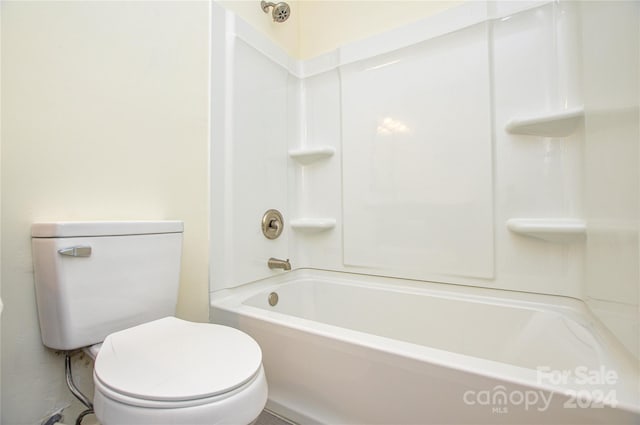 bathroom with  shower combination and toilet