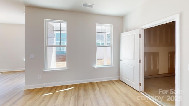 9601 Pointer Rd Unit 77, Huntersville, NC 28078 - unfurnished room with light hardwood / wood-style flooring