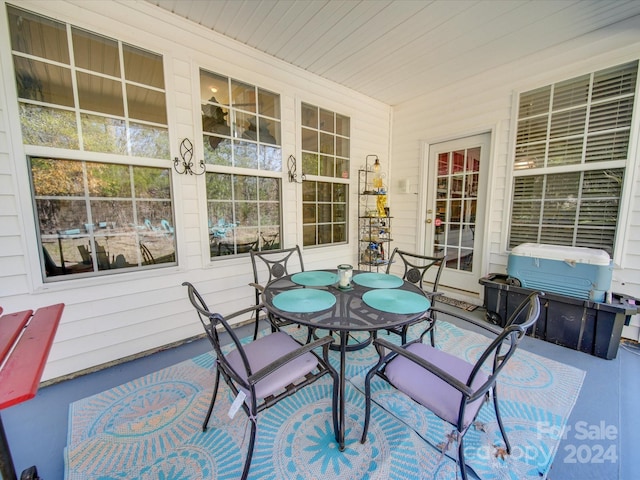 view of patio / terrace featuring covered porch