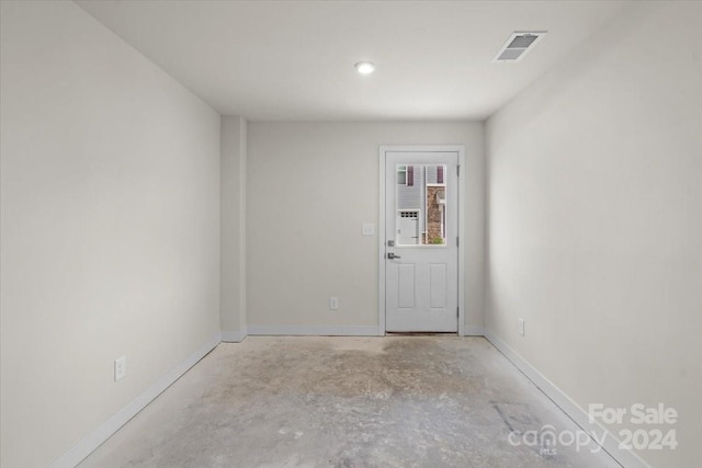 view of empty room
