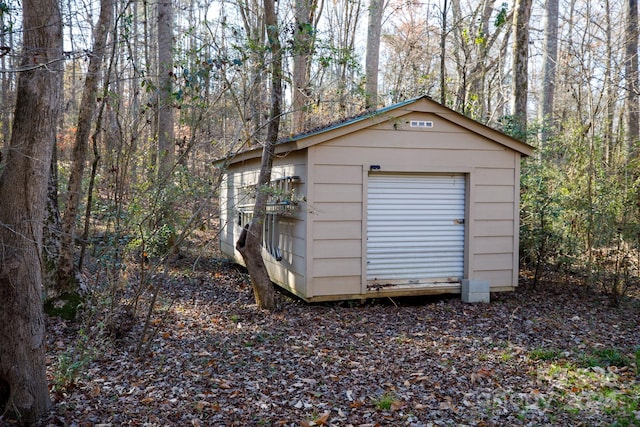 view of outbuilding