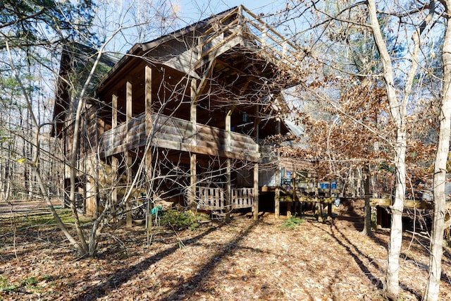 view of rear view of house