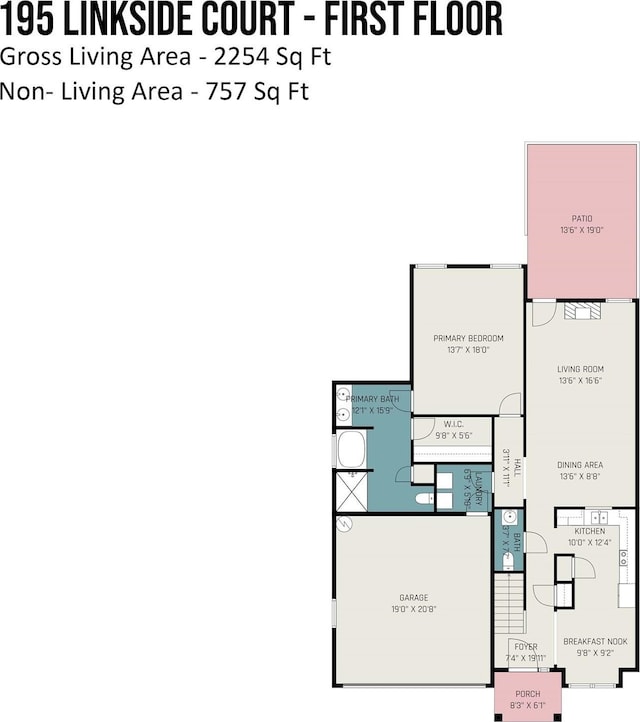195 Linkside Ct SE, Lenoir, NC 28645 - view of floor plan / room layout