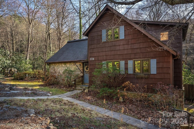 view of front of home