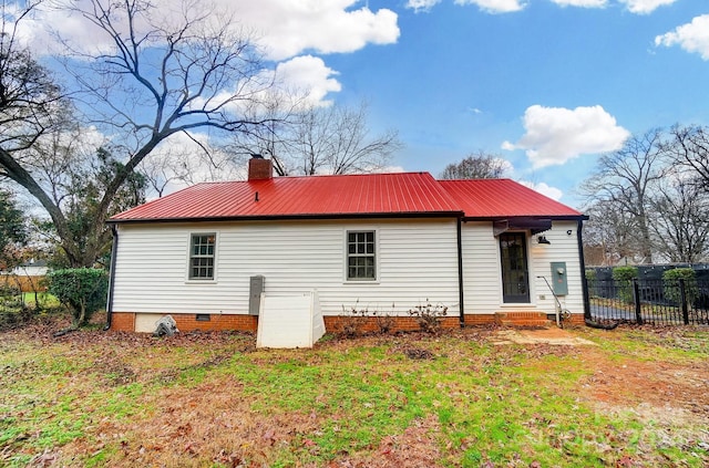 view of rear view of house