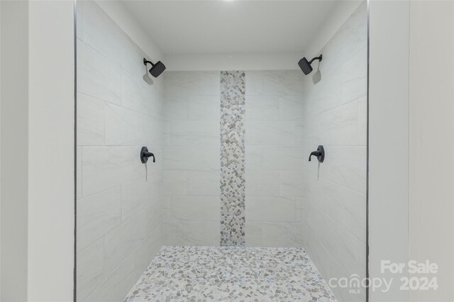 1679 Woods Mountain Trl, Cullowhee, NC 28723 - bathroom featuring tiled shower