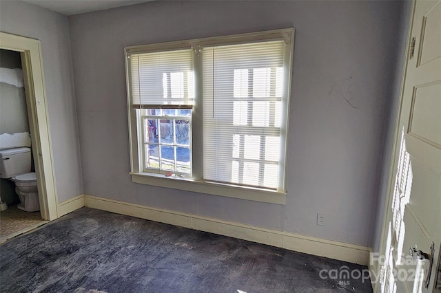 interior space featuring dark hardwood / wood-style flooring