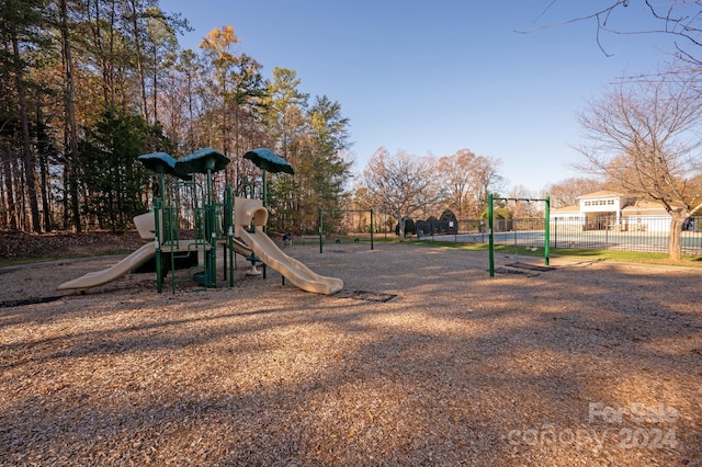 view of play area