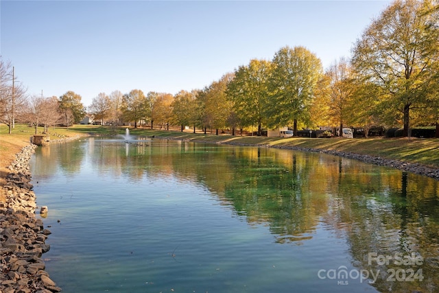 view of water feature