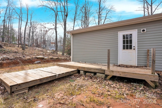 view of deck