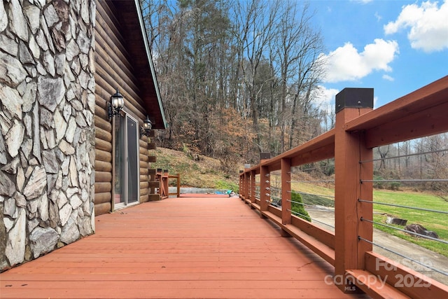 view of deck