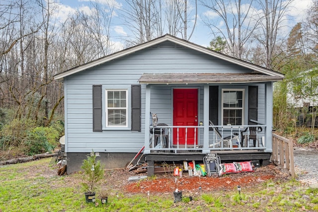 view of bungalow-style house