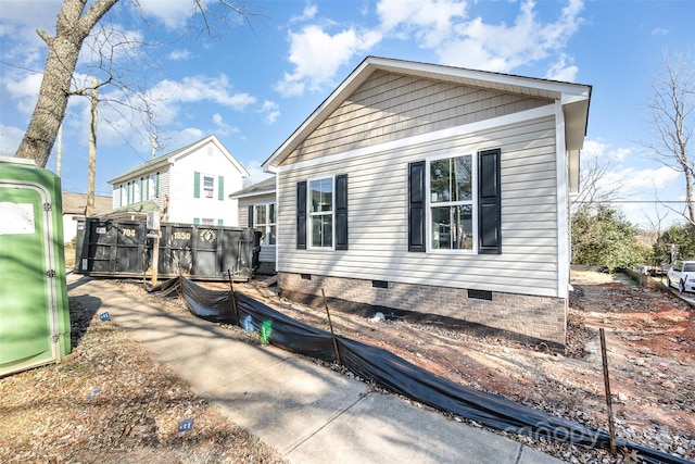 view of property exterior