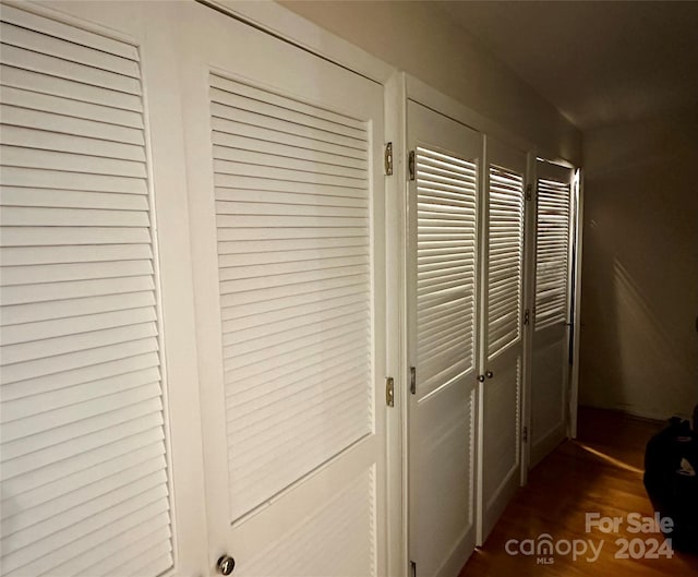 interior details featuring wood-type flooring