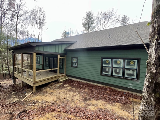 view of rear view of house