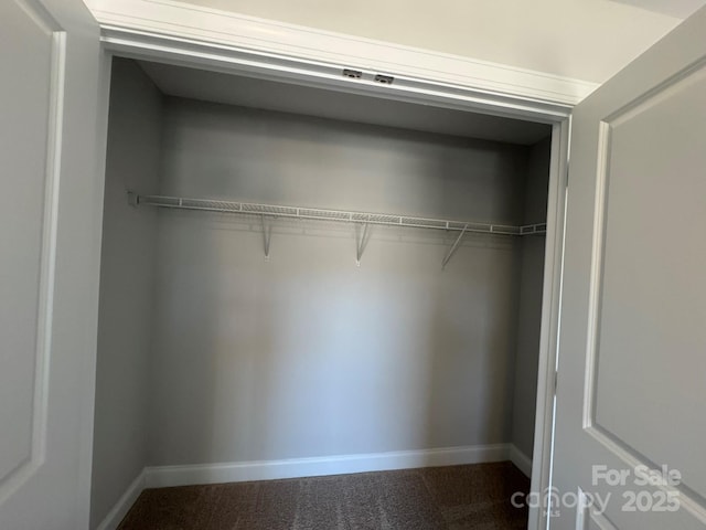 view of closet