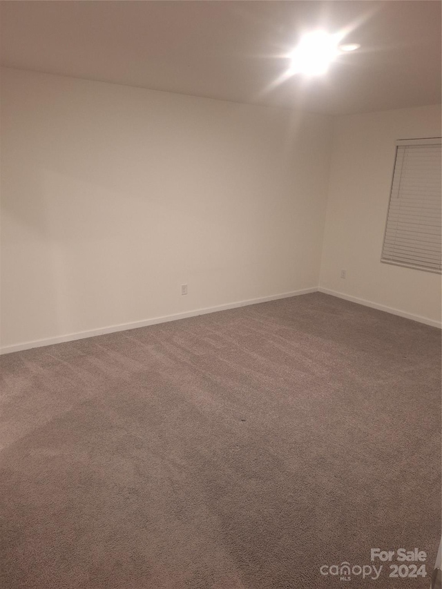 unfurnished room featuring carpet floors