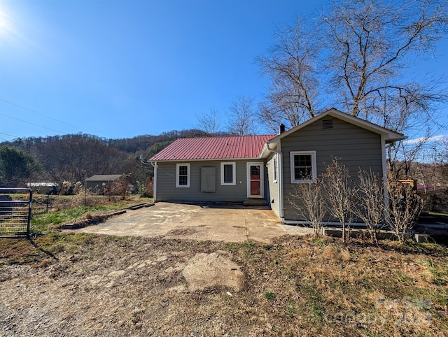 view of back of property