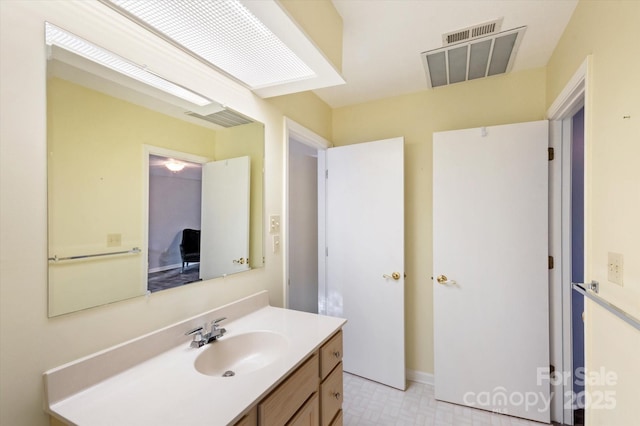 870 S Park Pl, Hendersonville, NC 28791 - bathroom with vanity and tile patterned floors