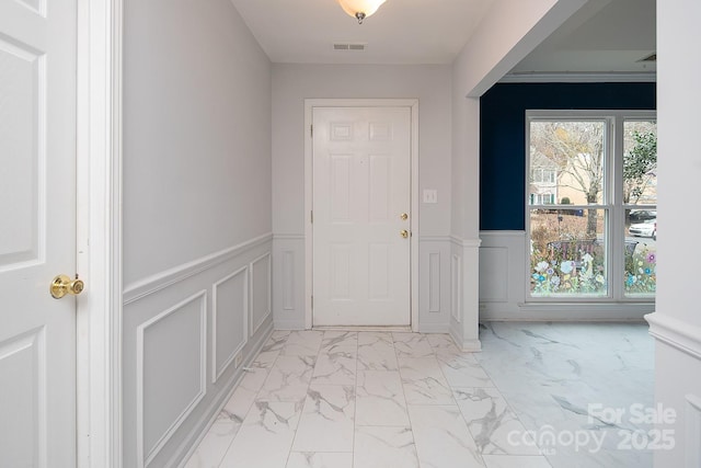 view of foyer entrance