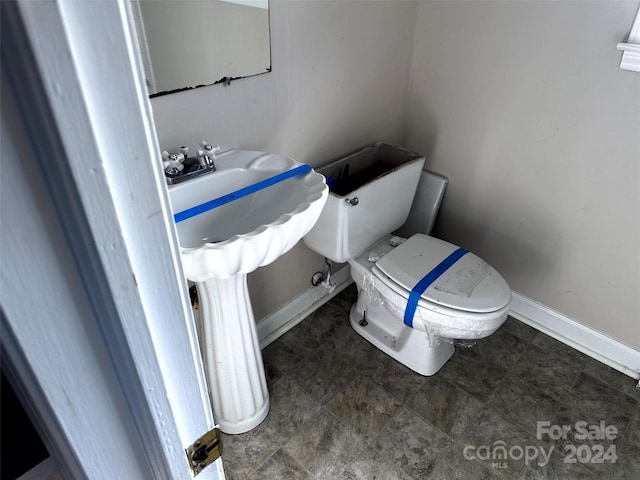 bathroom with toilet