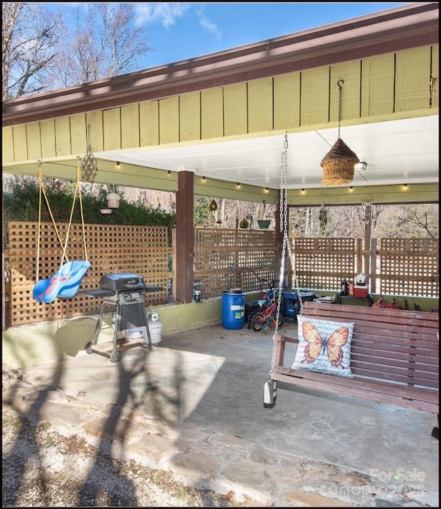 81 Jericho Dr, Tryon, NC 28782 - view of patio featuring a grill